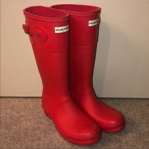 Hunter calf high boots